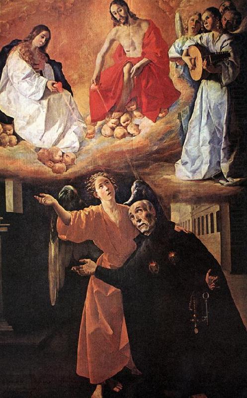 Vision of Blessed Alonso Rodriguez, ZURBARAN  Francisco de